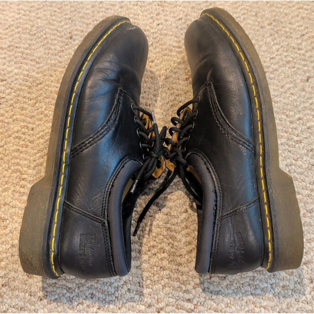 Dr. Doc Martens 8053 Leather Oxford Shoes Mens Black 12 Lace Up